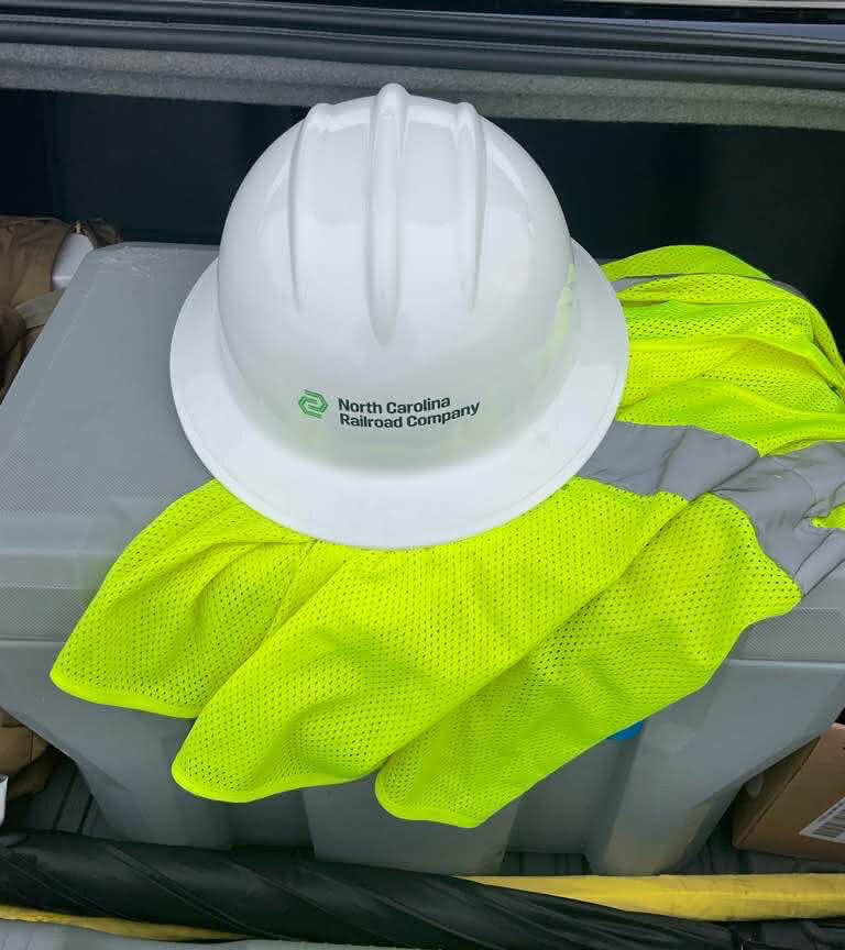 Safety image of a helmet